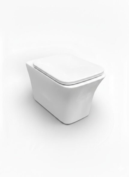 مرحاض معلق بإغلاق ناعم